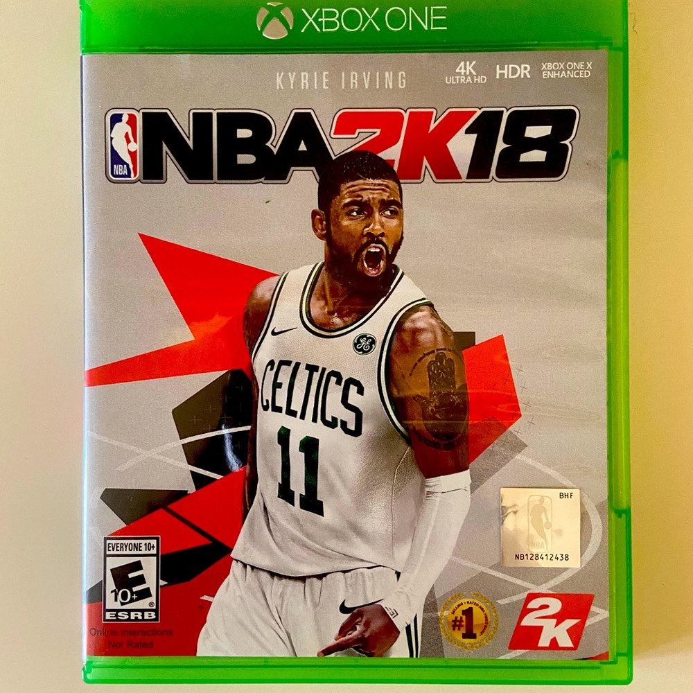 XBOX ONE NBA 2K18 Kyrie Irving Video Game